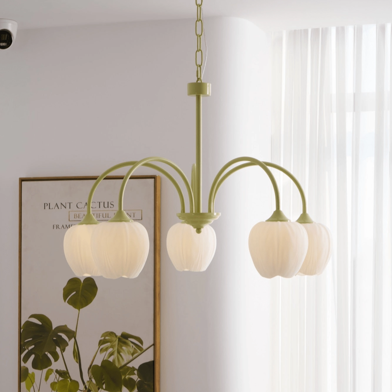 Tulip Matcha Chandelier