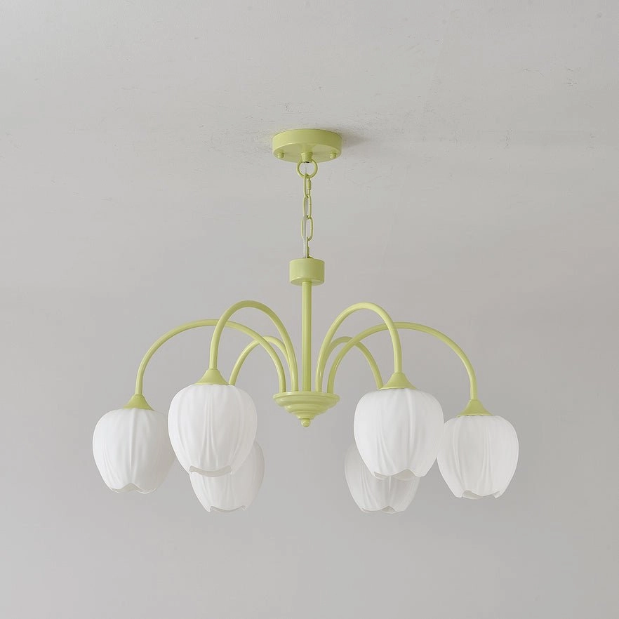 Tulip Matcha Chandelier