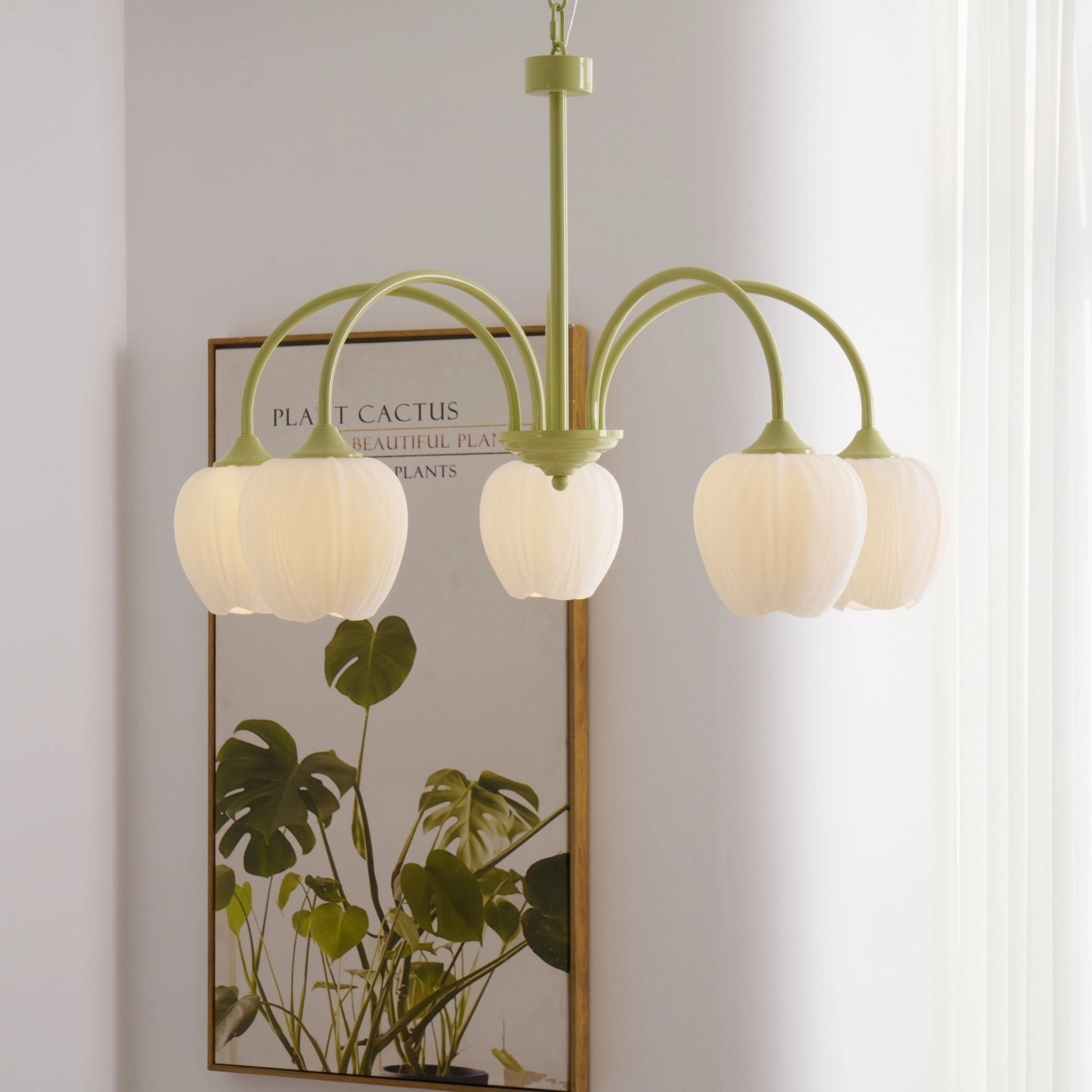 Tulip Matcha Chandelier