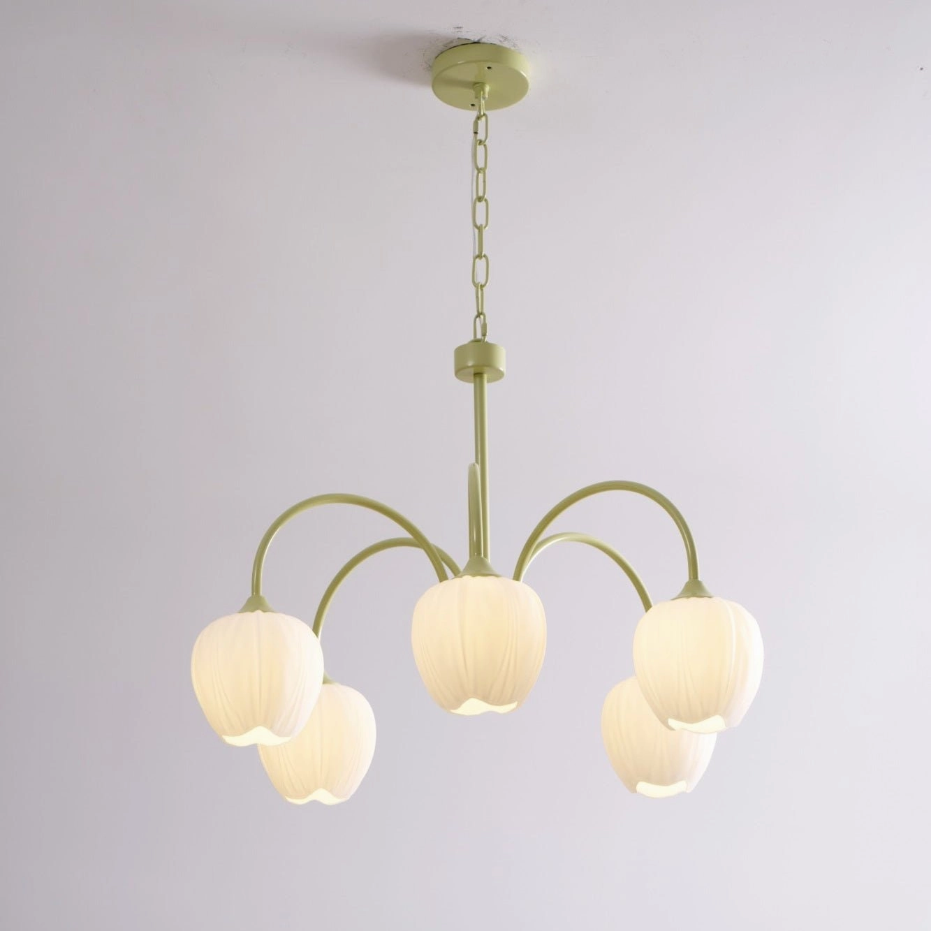 Tulip Matcha Chandelier