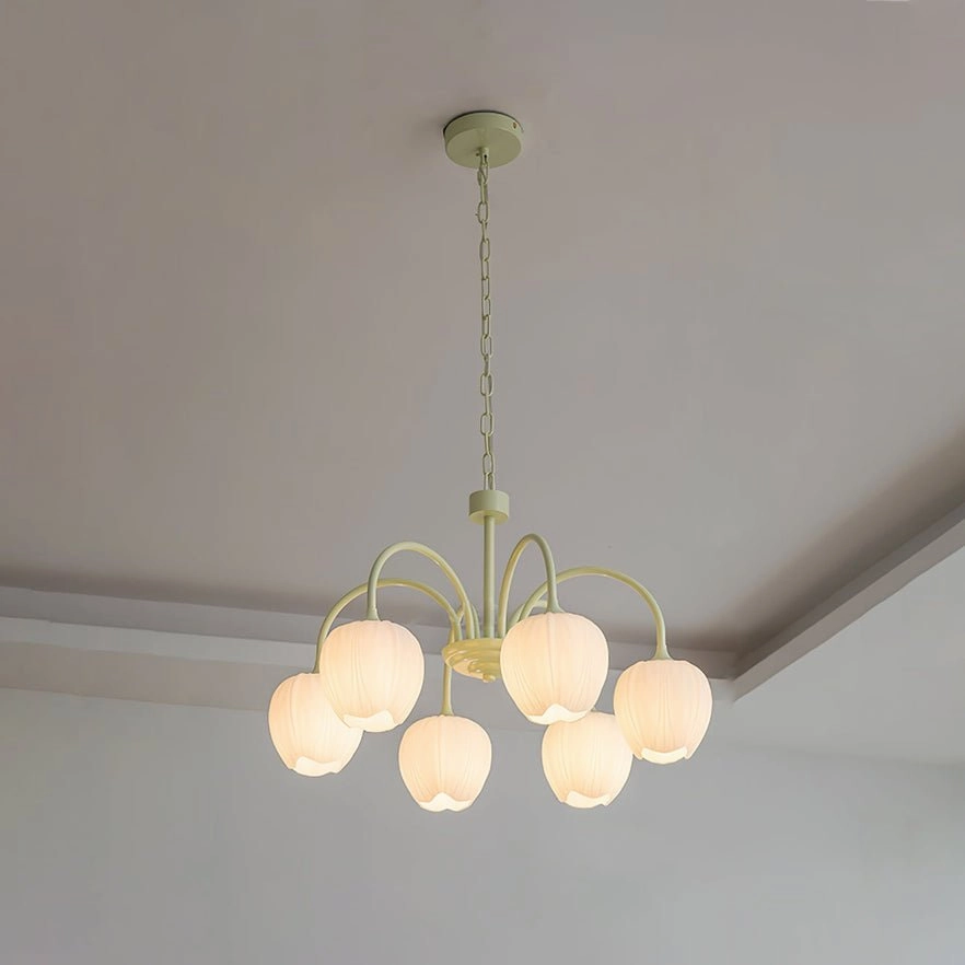 Tulip Matcha Chandelier