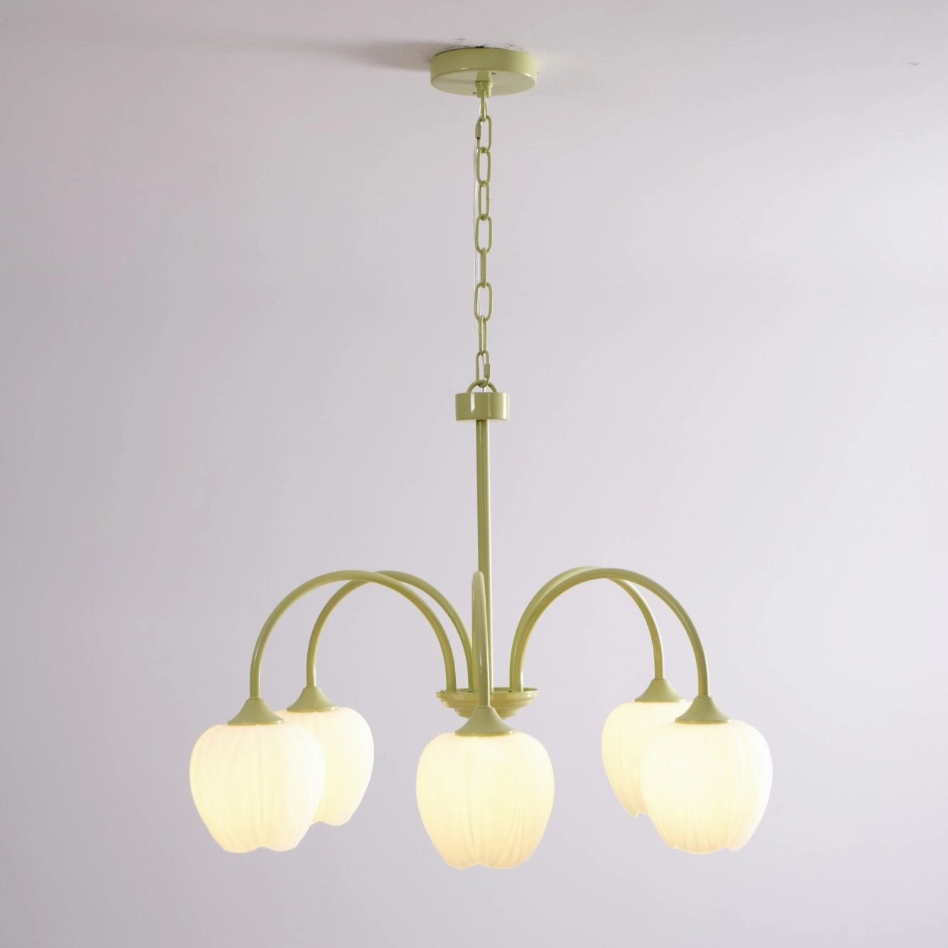 Tulip Matcha Chandelier