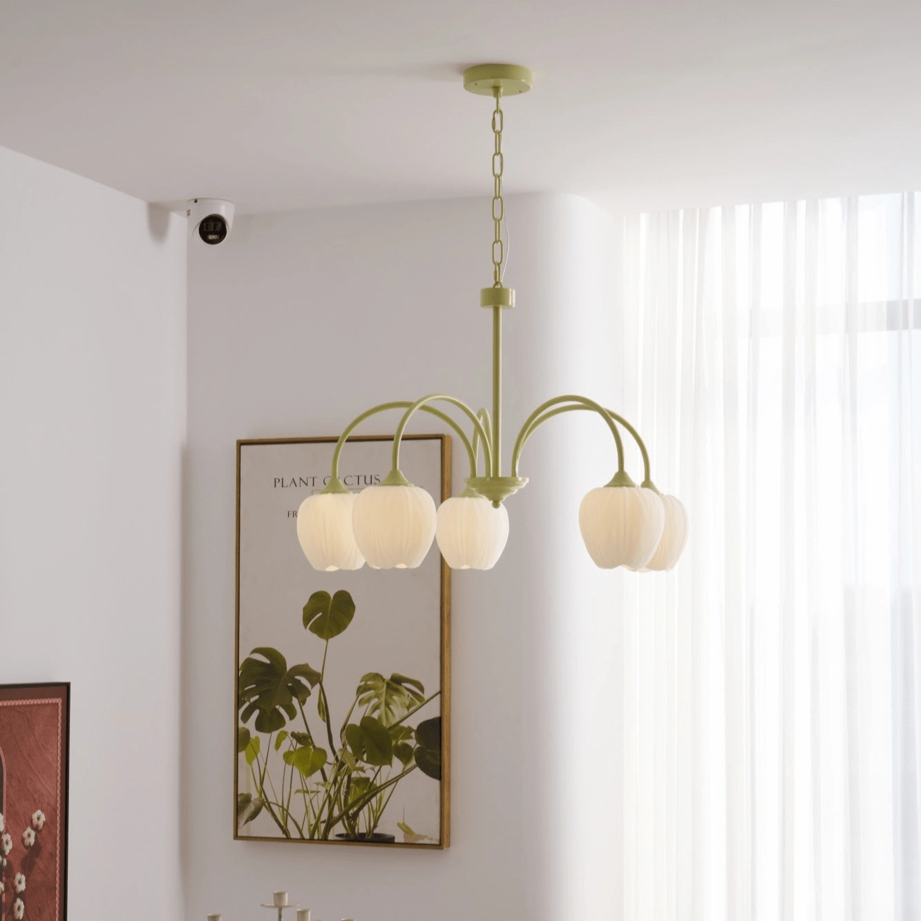 Tulip Matcha Chandelier