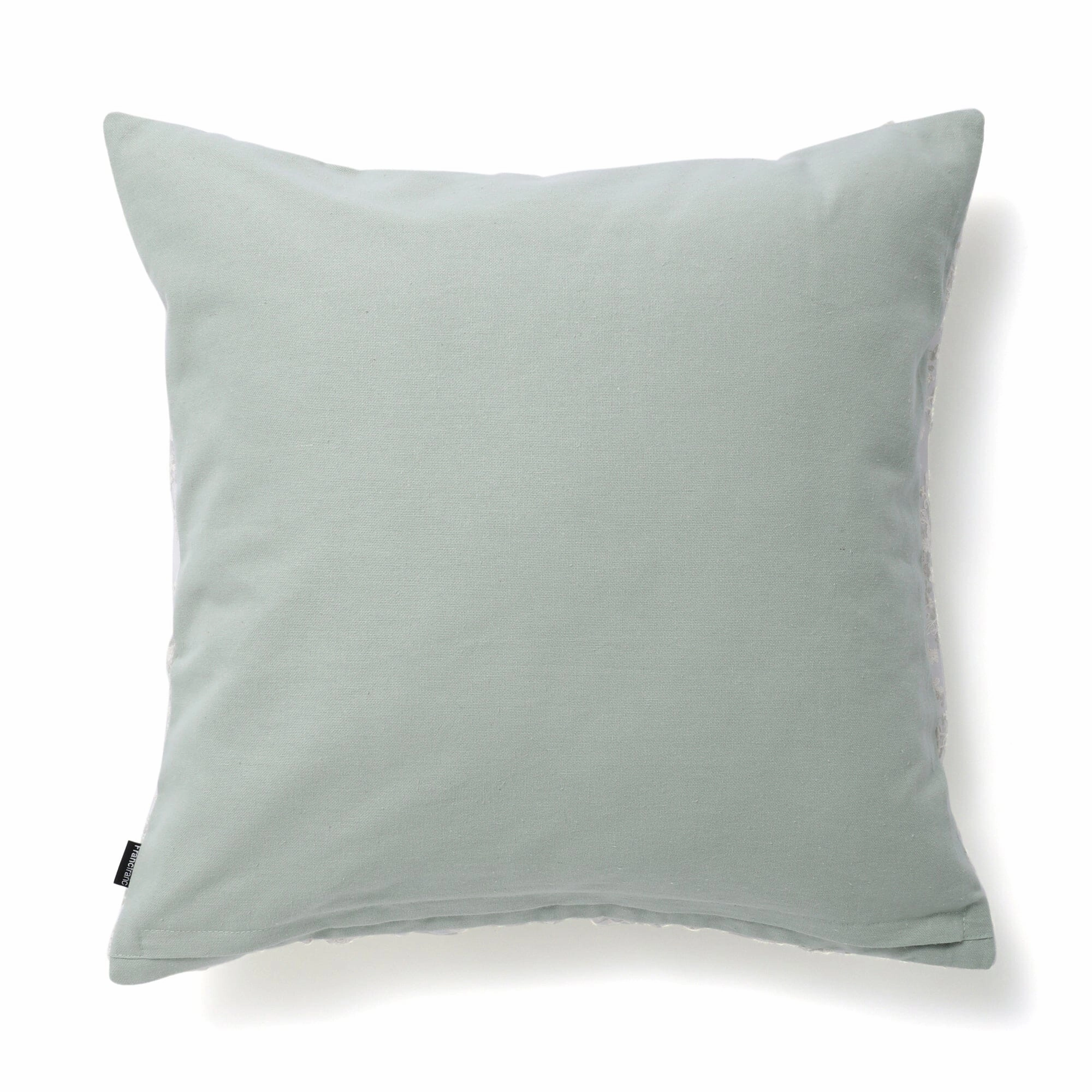 Tulle Flower Cushion Cover 450 X 450 Light Green