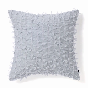 Tulle Ribbon Cushion Cover 450 X 450 Light Bluebedding sets ,throw blankets 