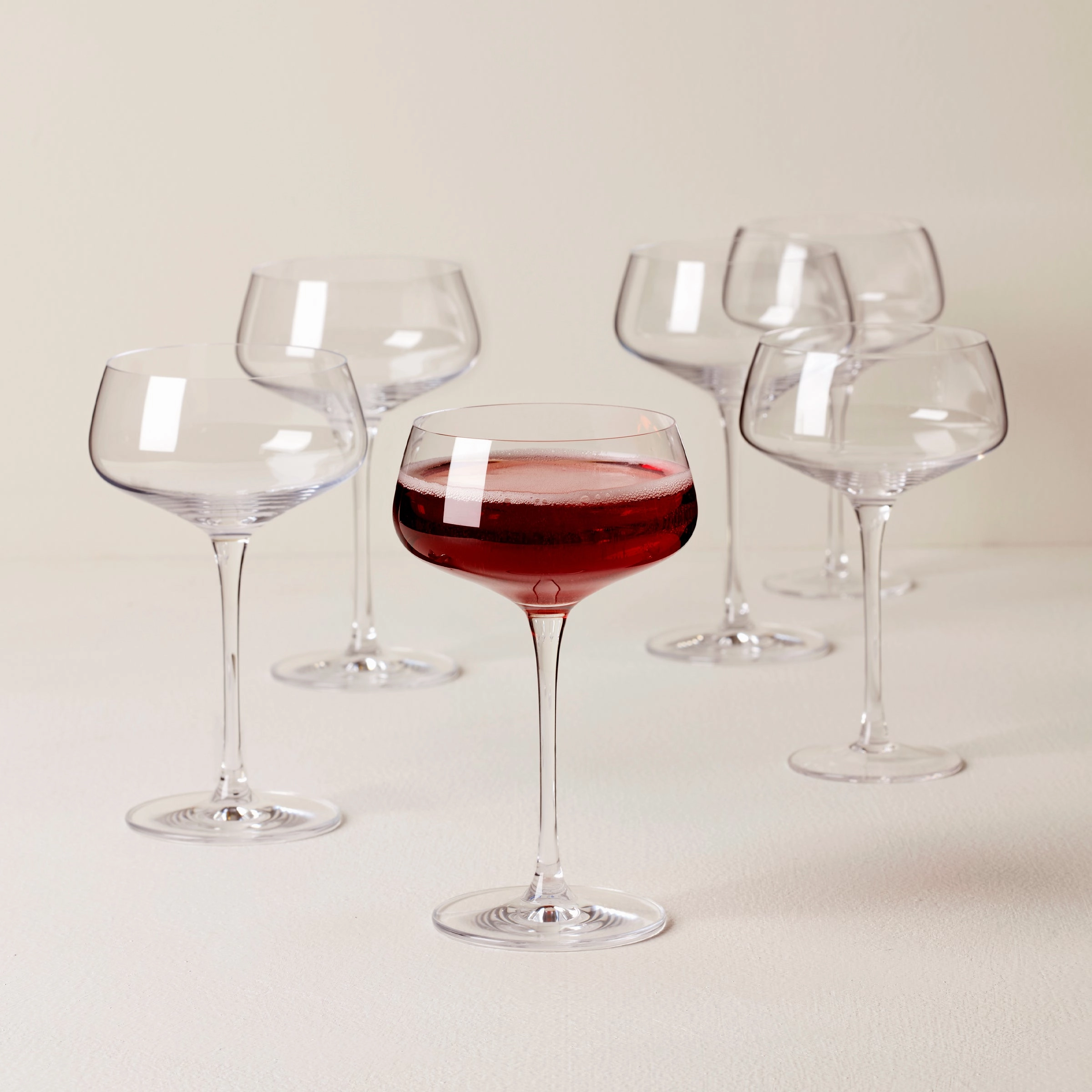Tuscany Classics Angled Coupe Glasses - Set Of 6