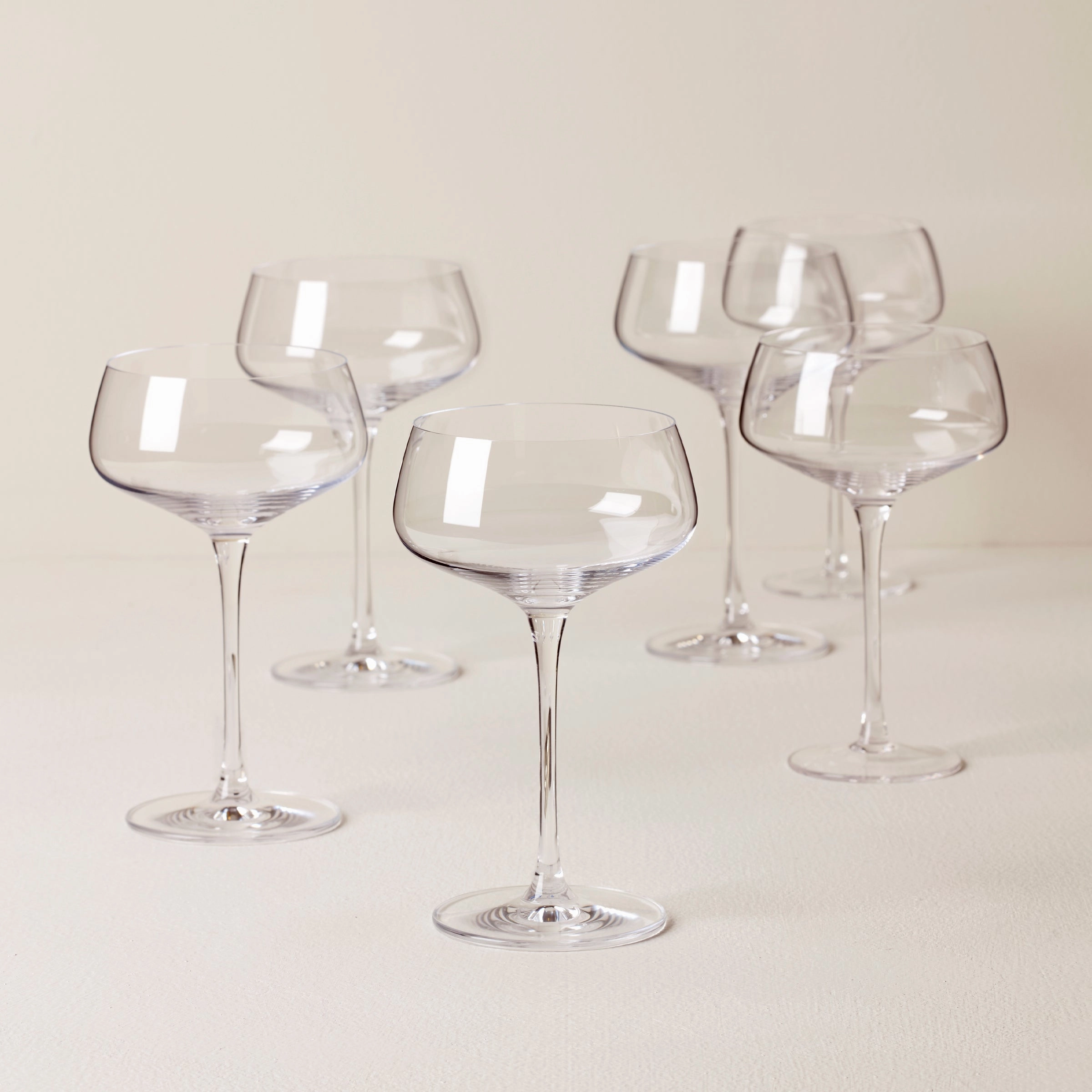Tuscany Classics Angled Coupe Glasses - Set Of 6glass cups ,personalized mugs 