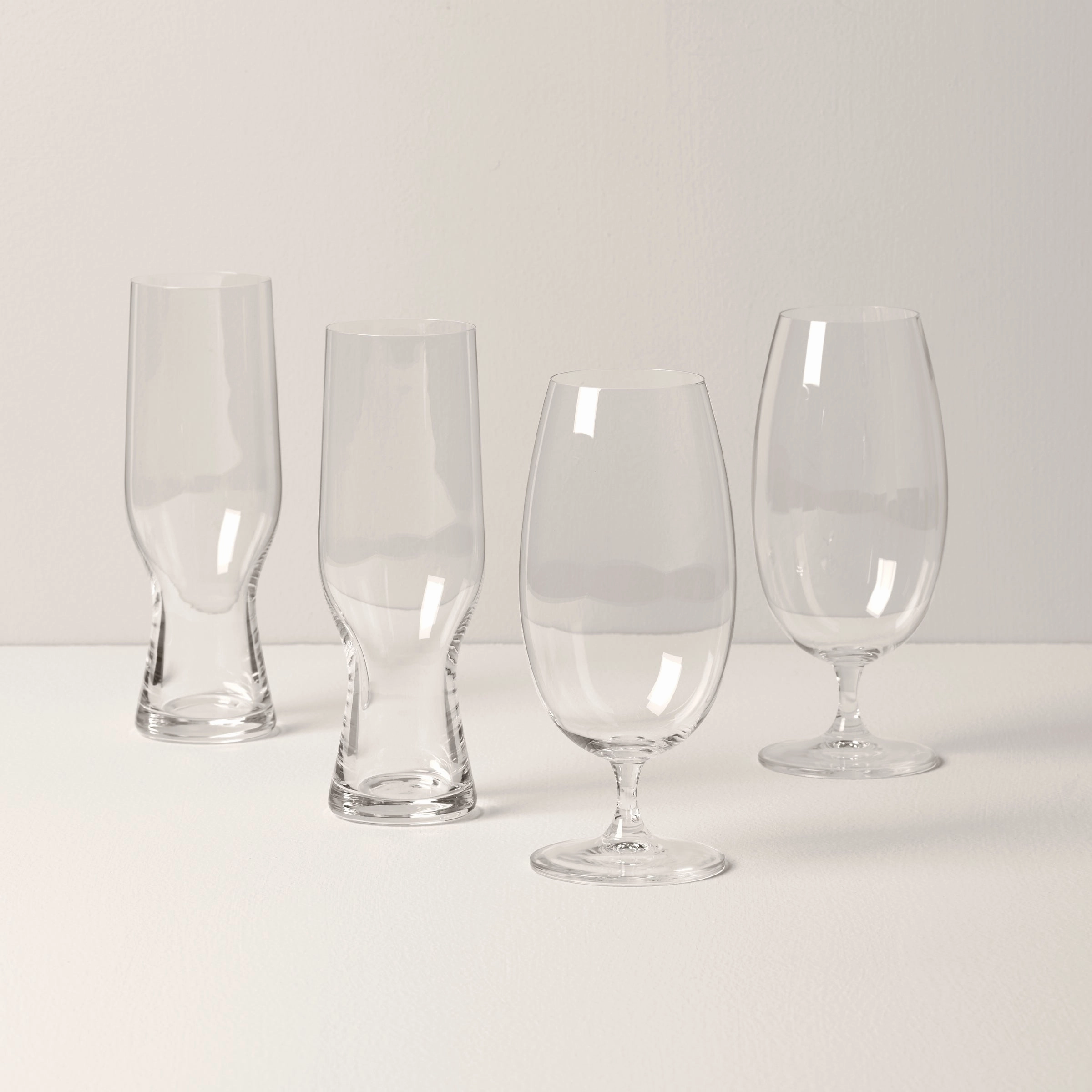 Tuscany Classics Assorted Beer Glasses - Set Of 4glass cups ,personalized mugs 
