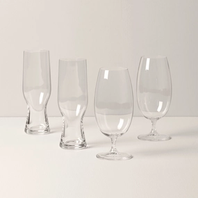 Tuscany Classics Assorted Beer Glasses - Set Of 4glass cups ,personalized mugs 