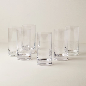 Tuscany Classics Cylinder Highball Glasses - Set Of 6glass cups ,personalized mugs 