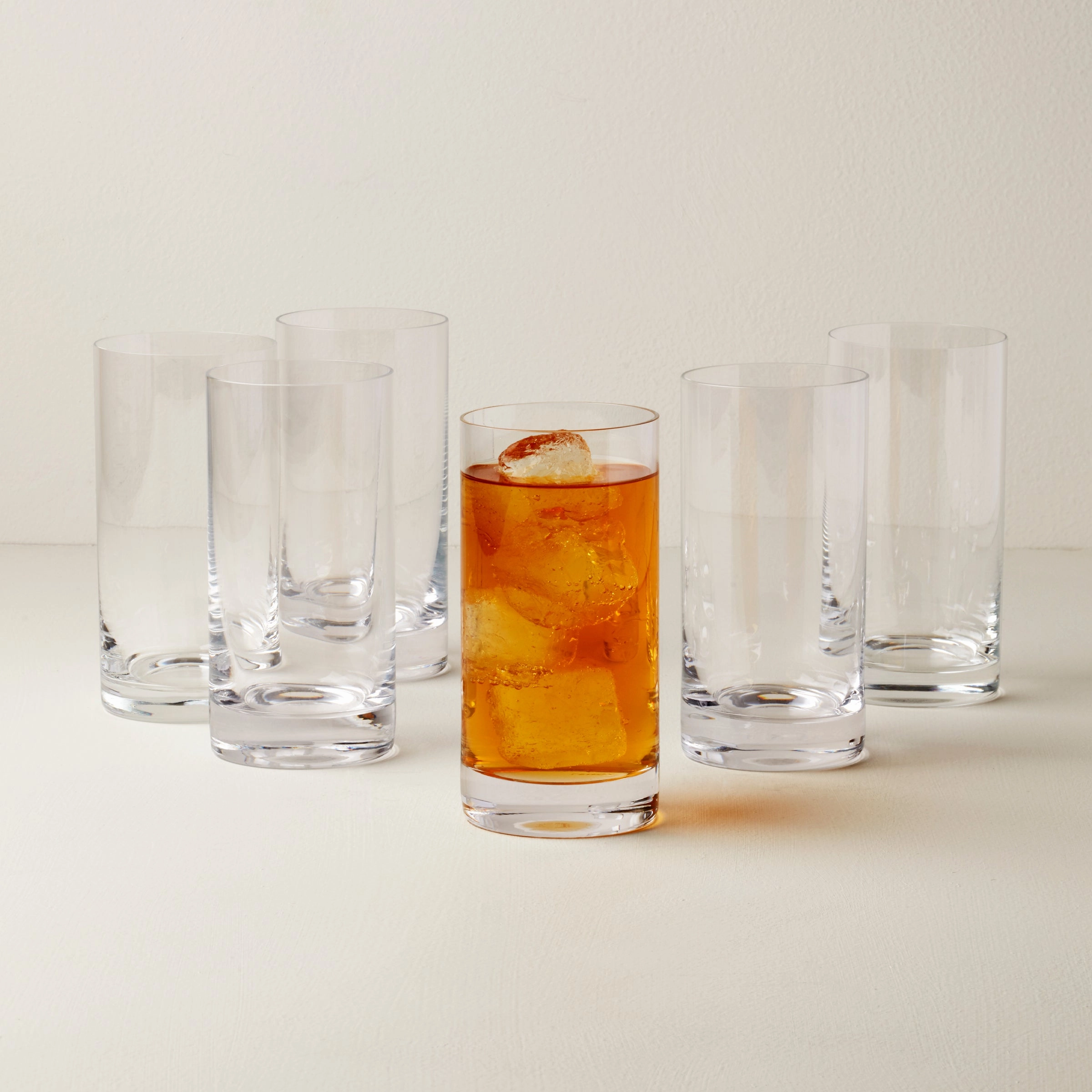 Tuscany Classics Cylinder Highball Glasses - Set Of 6