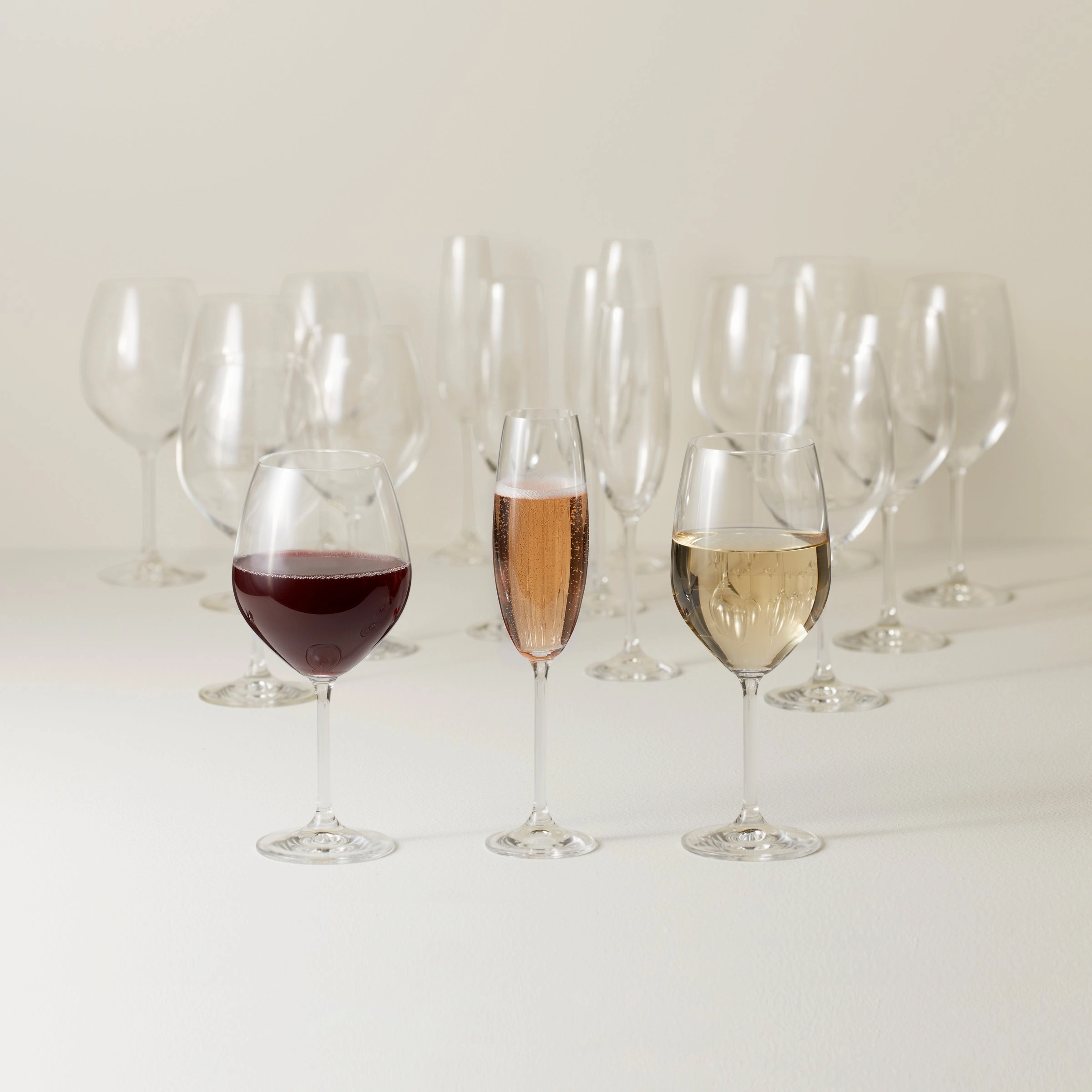 Tuscany Classics Mixed Wine Glasses - Set Of 18