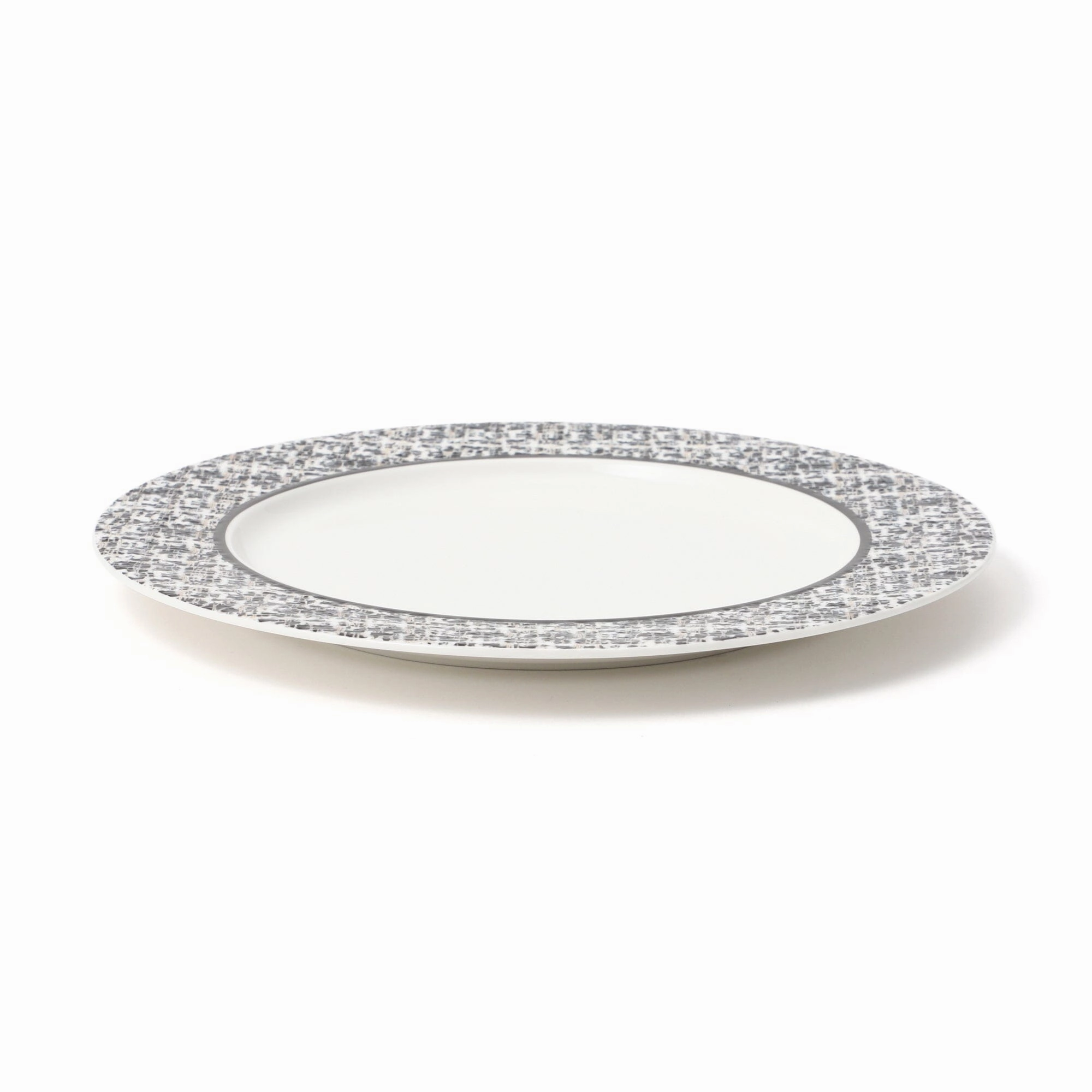 Tweed Plate Medium Black
