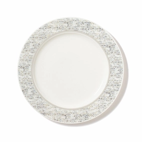 Tweed Plate Small Grayhand-painted ceramic bowl