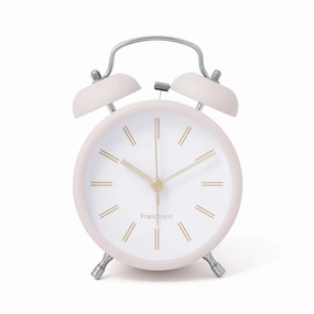 Twin Table Clock Beigehome decor ,wall decor 