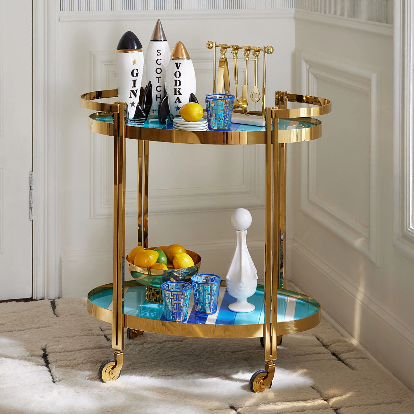 Ultramarine Bar Cart