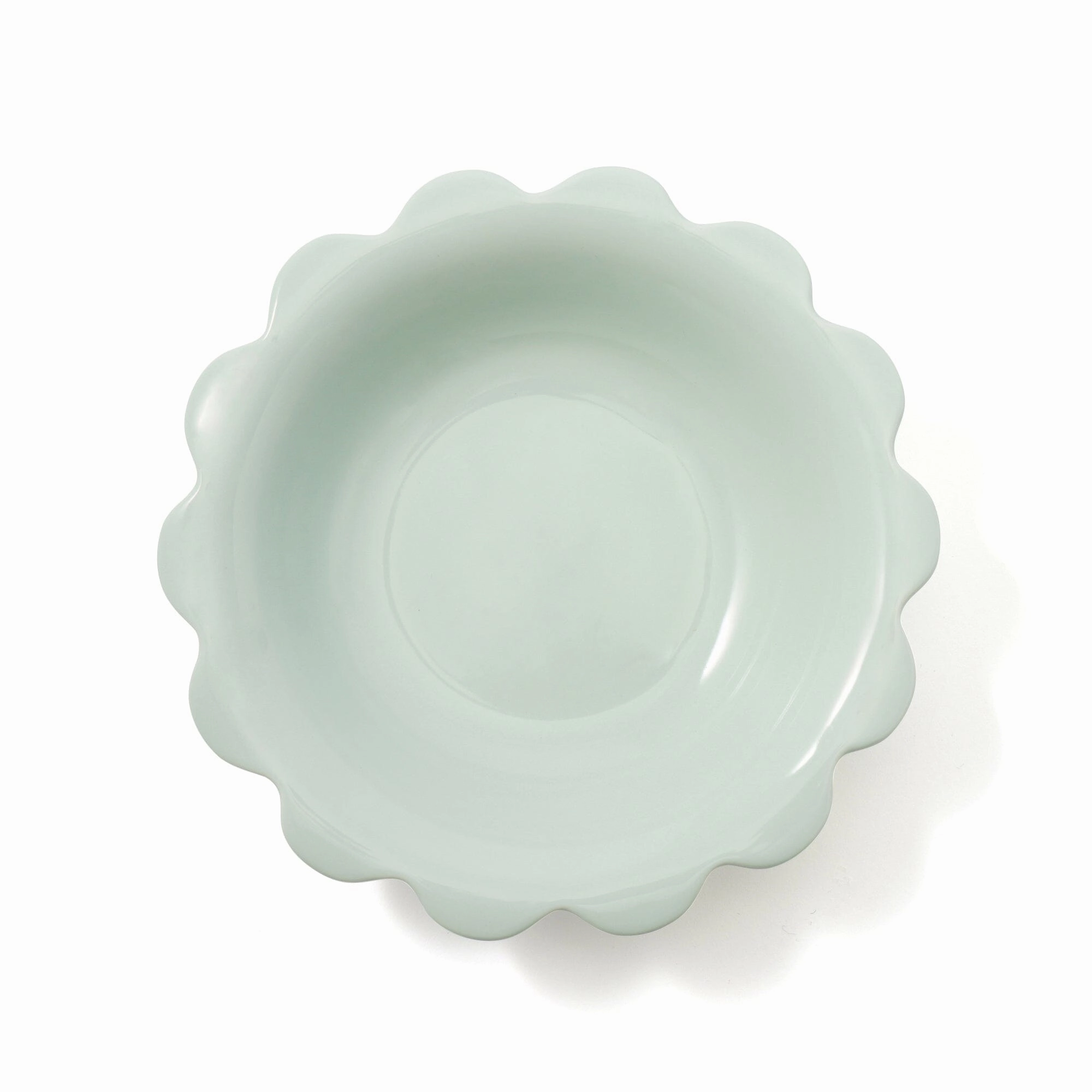 Uneune Deep Plate Small Minthand-painted ceramic bowl