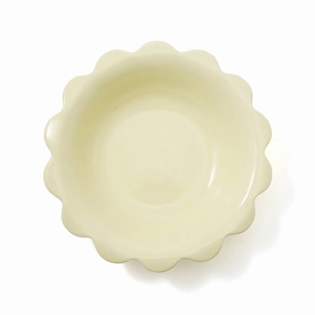 Uneune Deep Plate Small Yellowhand-painted ceramic bowl