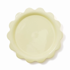 Uneune Plate Medium Yellowhand-painted ceramic bowl