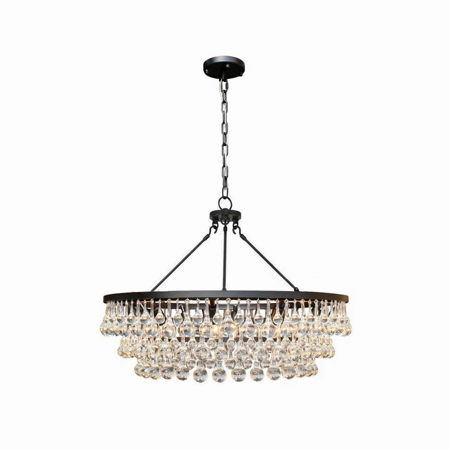 Unique Tiered Crystal Chandelier