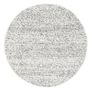 Vaasa Marbled Grey Chunky Wool Round Rugmodern color block patchwork rug