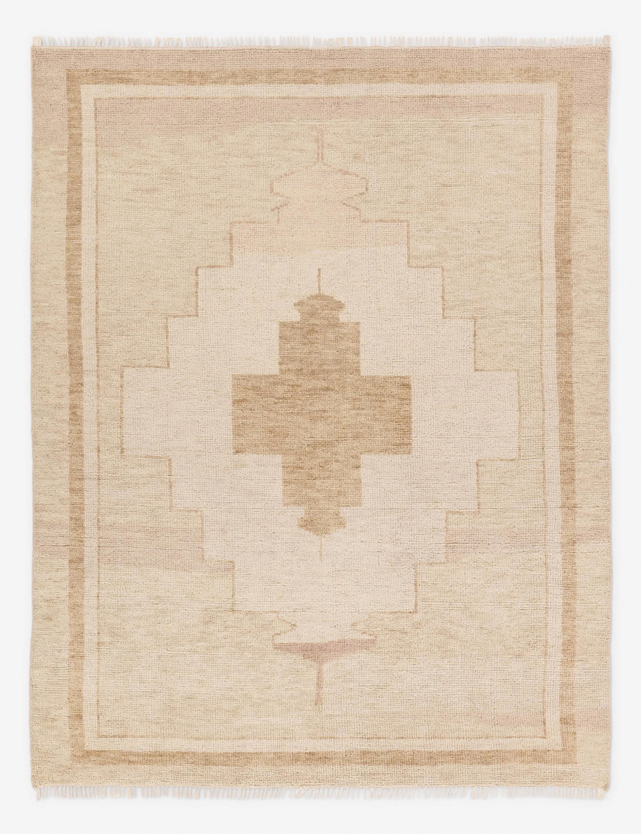 Valenzuela Hand-Knotted Wool Rugmodern color block patchwork rug