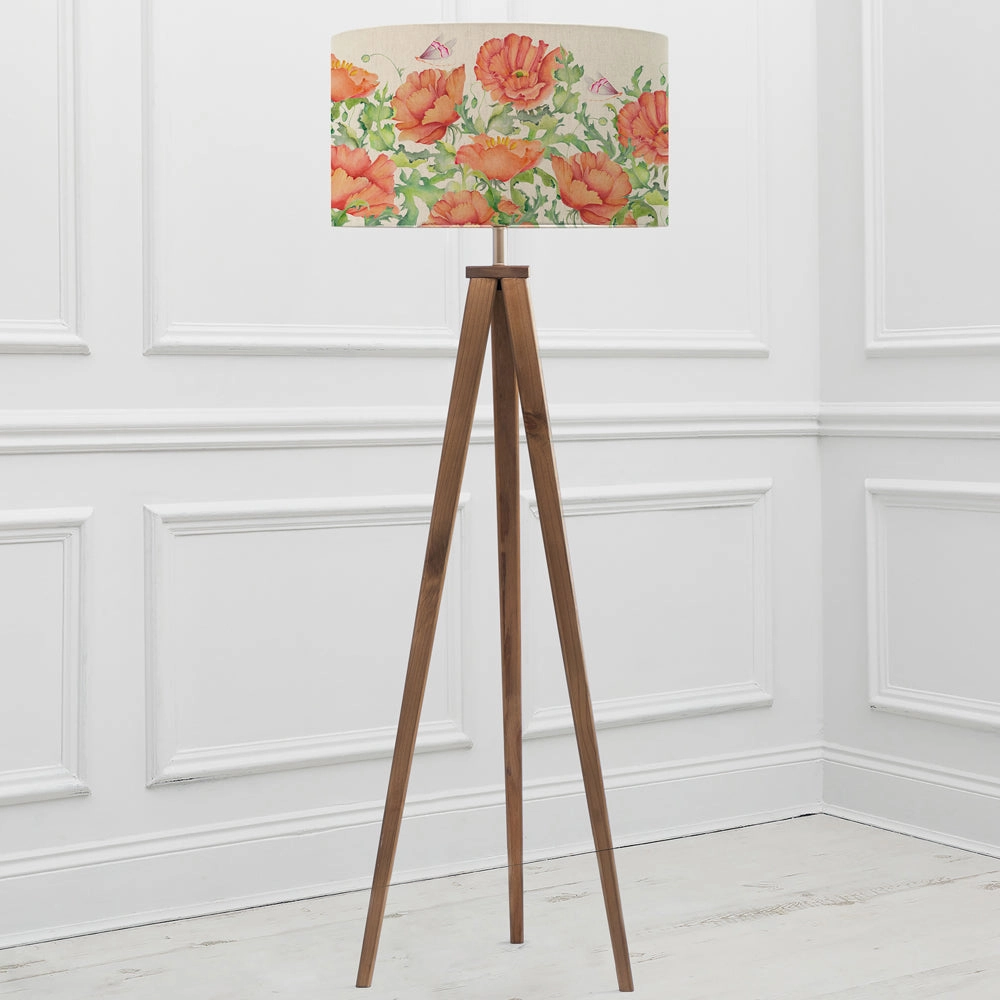 Valeria Eva & Aratus Complete Floor Lamp Scarlet
