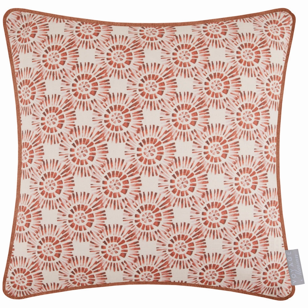 Vali Printed Piped Cushion Terracottahome decor ,wall decor 