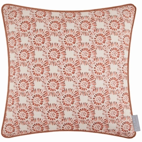 Vali Printed Piped Cushion Terracottahome decor ,wall decor 