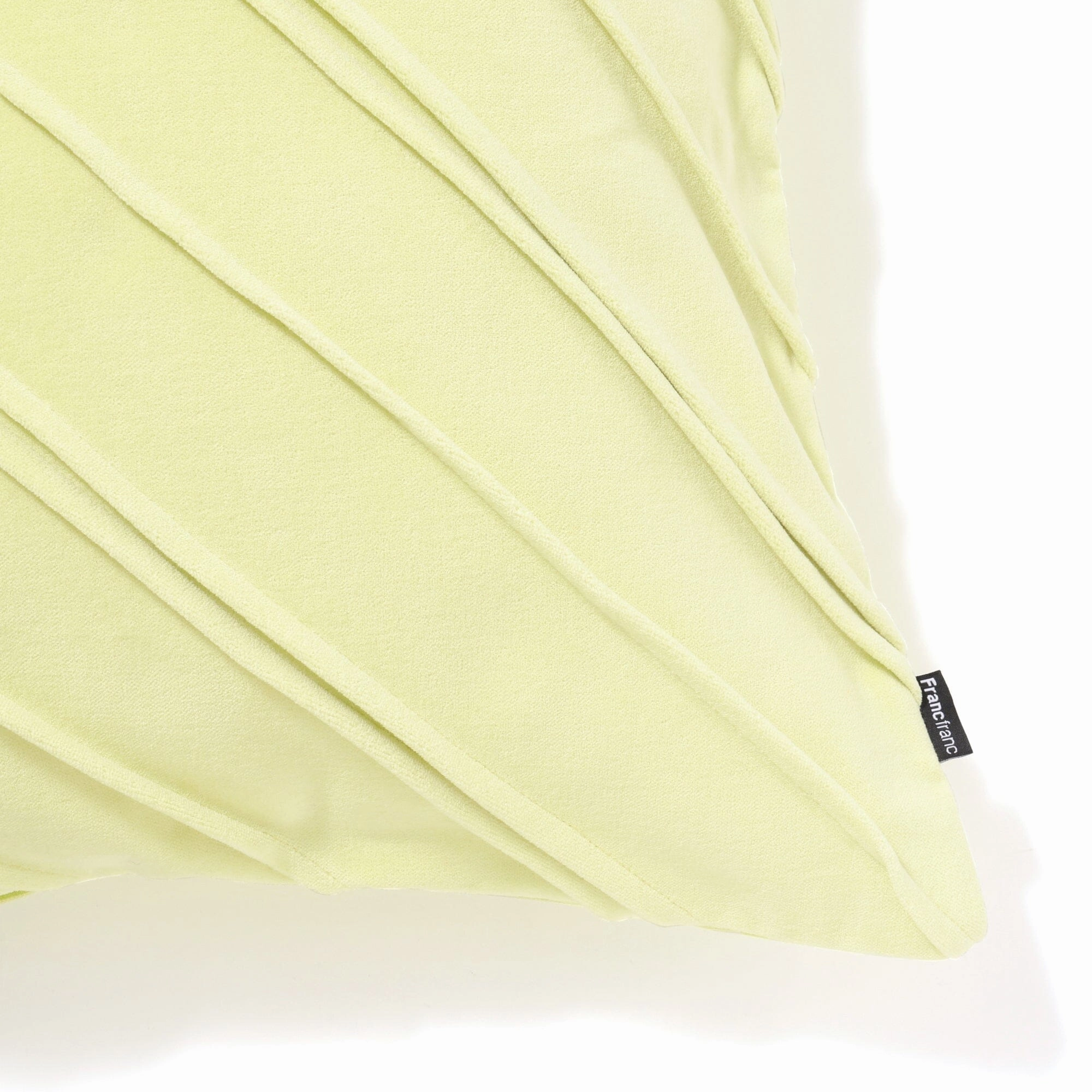 Velvet Cord Cushion Cover 450 X 450 Light Green