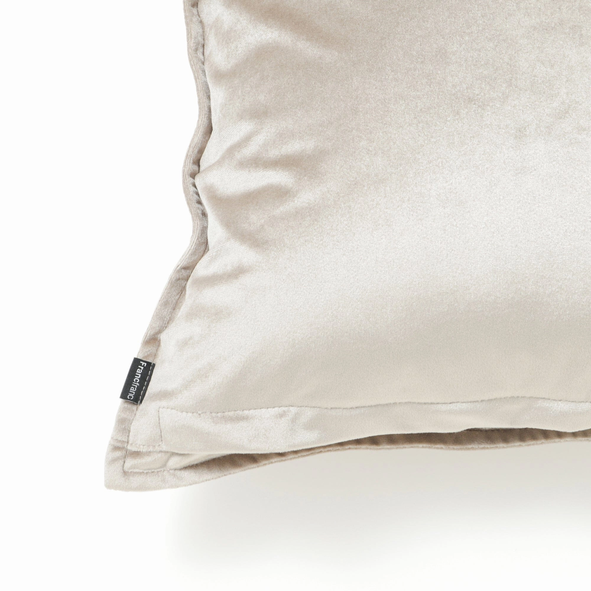 Velvet Frame Cushion Cover 450 X 450 Gray