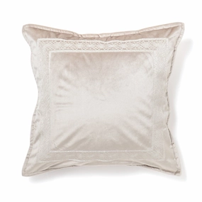 Velvet Frame Cushion Cover 450 X 450 Graybedding sets ,throw blankets 
