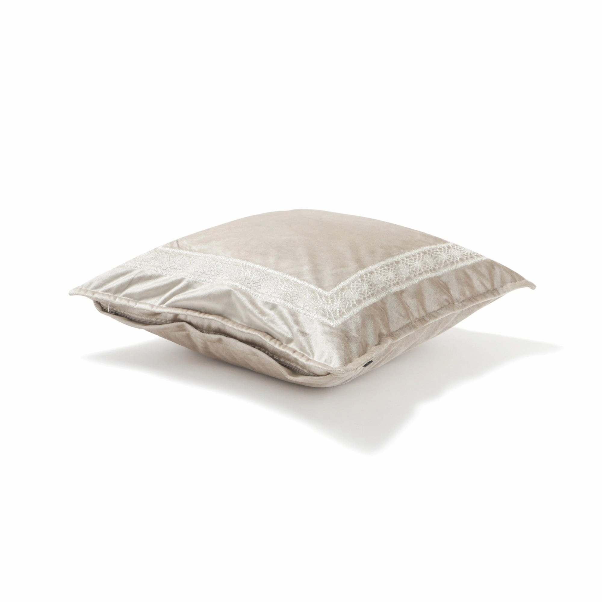 Velvet Frame Cushion Cover 450 X 450 Gray