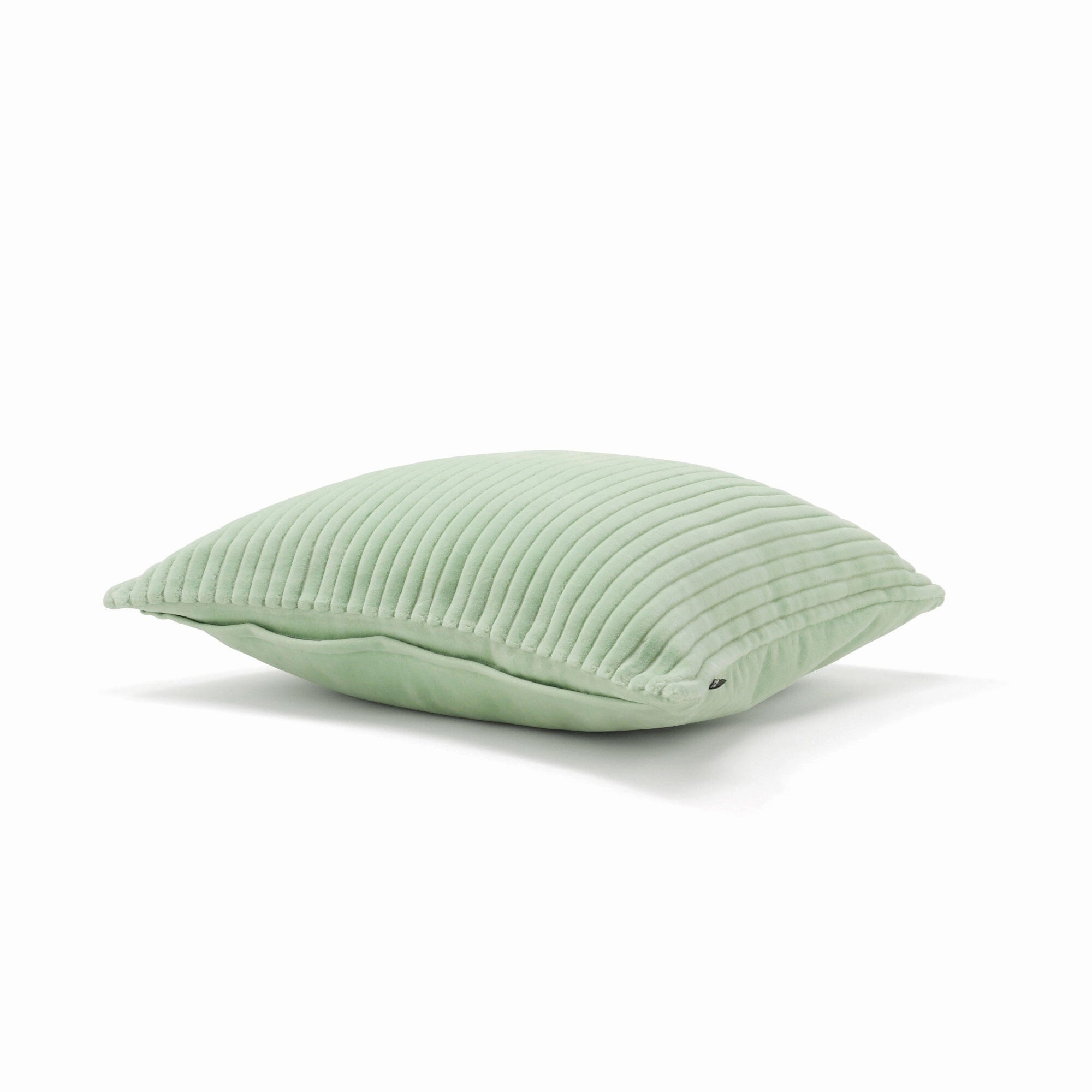 Velvet Line Cushion Cover 450 X 450 Light Green