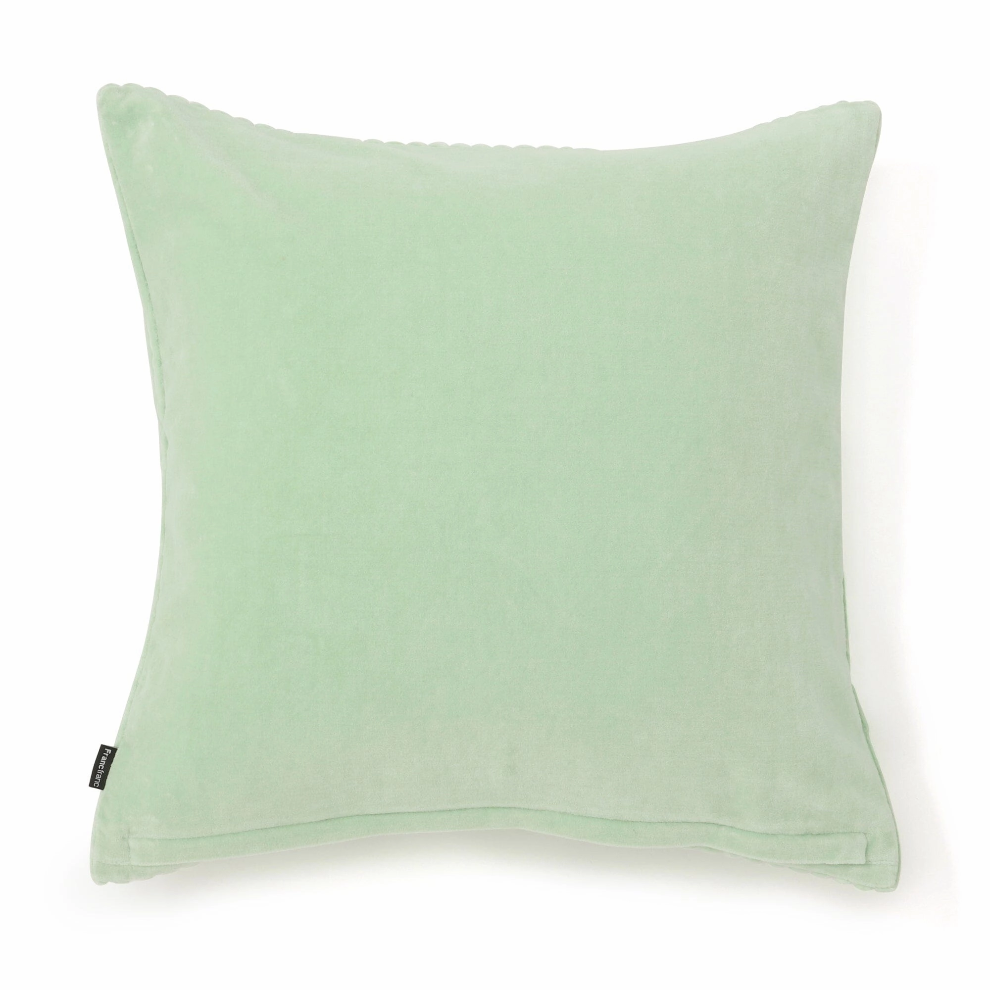 Velvet Line Cushion Cover 450 X 450 Light Green