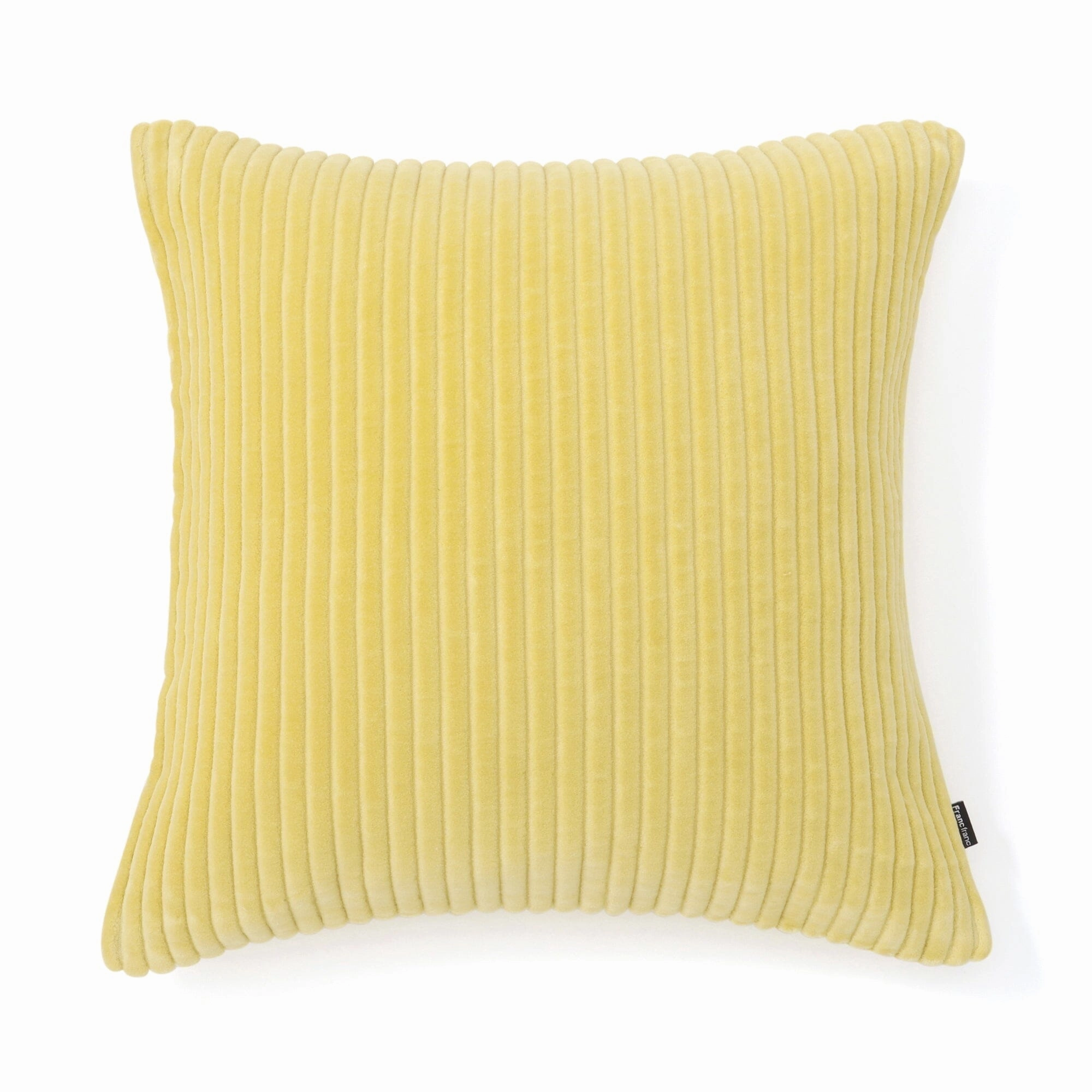 Velvet Line Cushion Cover 450 X 450 Yellowbedding sets ,throw blankets 
