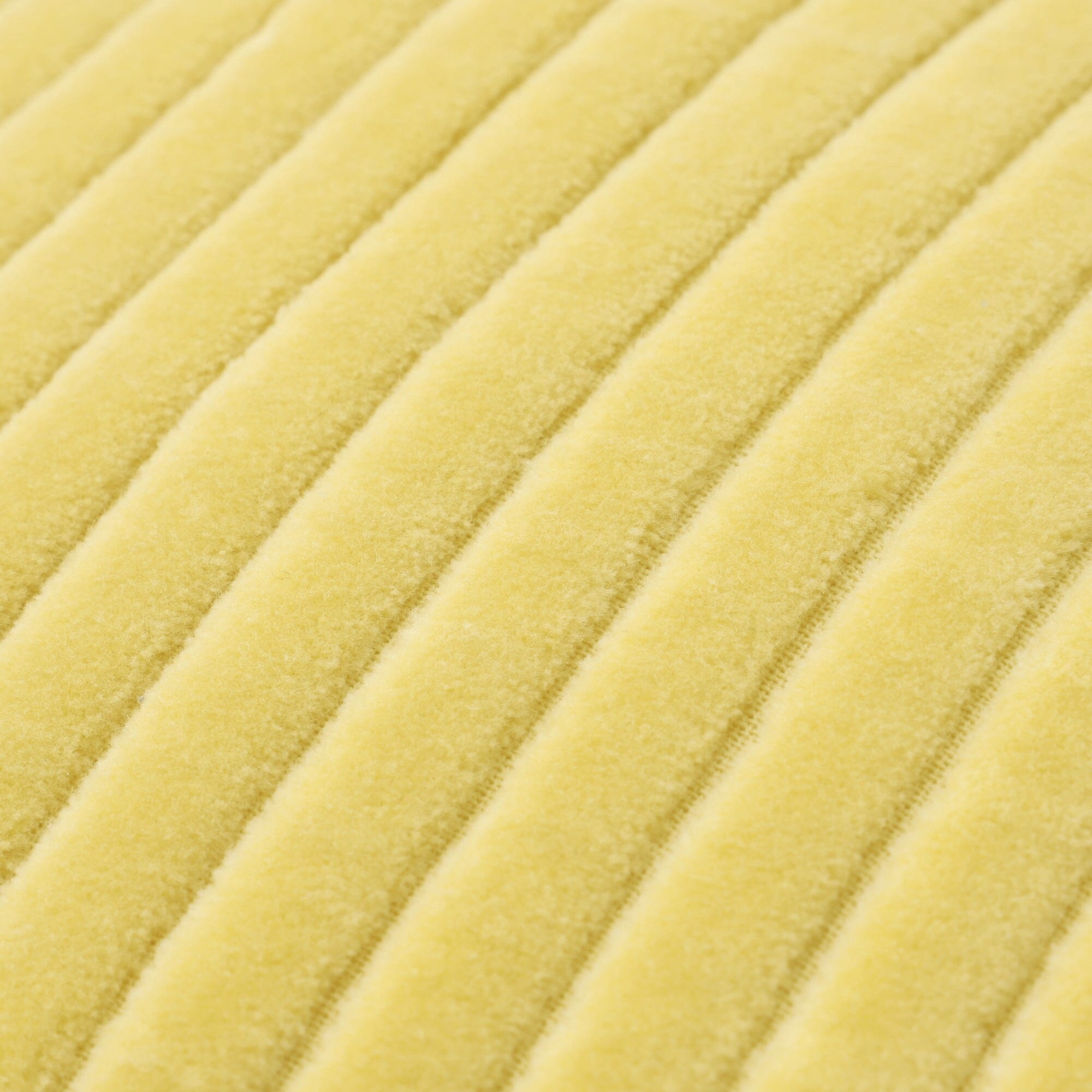 Velvet Line Cushion Cover 450 X 450 Yellow