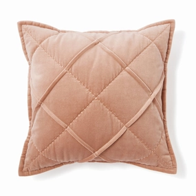 Velvet Quilt Cushion Cover 450 X 450 Pinkbedding sets ,throw blankets 