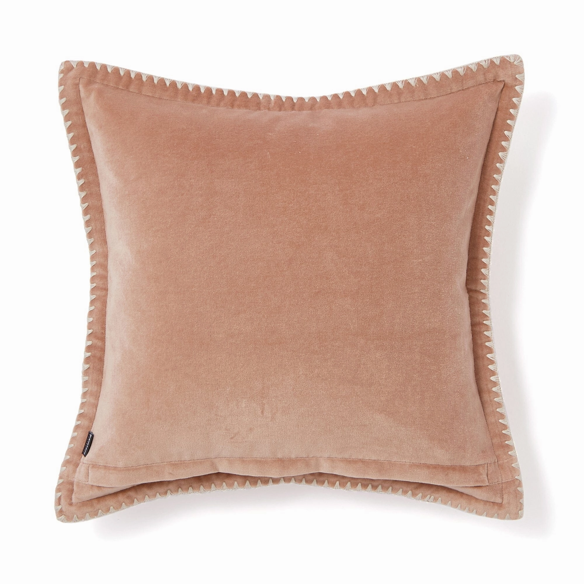 Velvet Stitch Cushion Cover 450 X 450 Pink