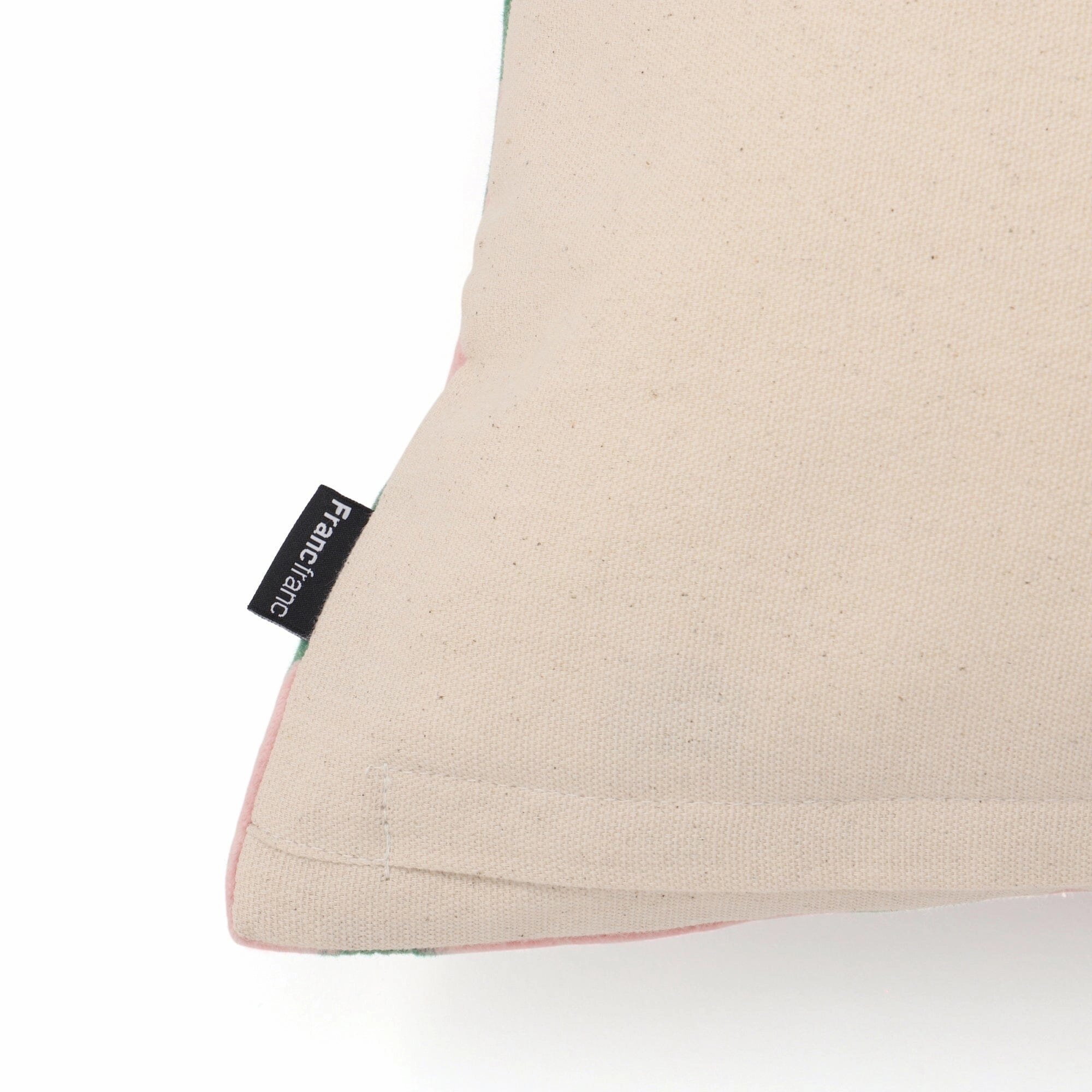 Velvet Wave Cushion Cover 450 X 450 Pink X Green