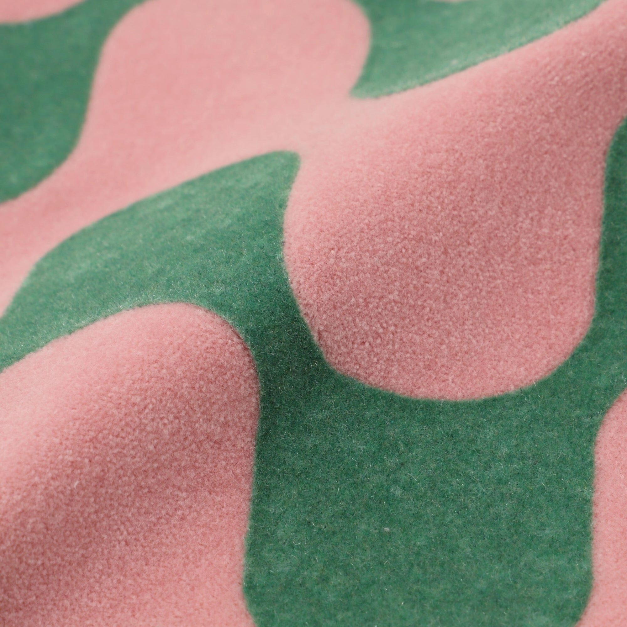 Velvet Wave Cushion Cover 450 X 450 Pink X Green