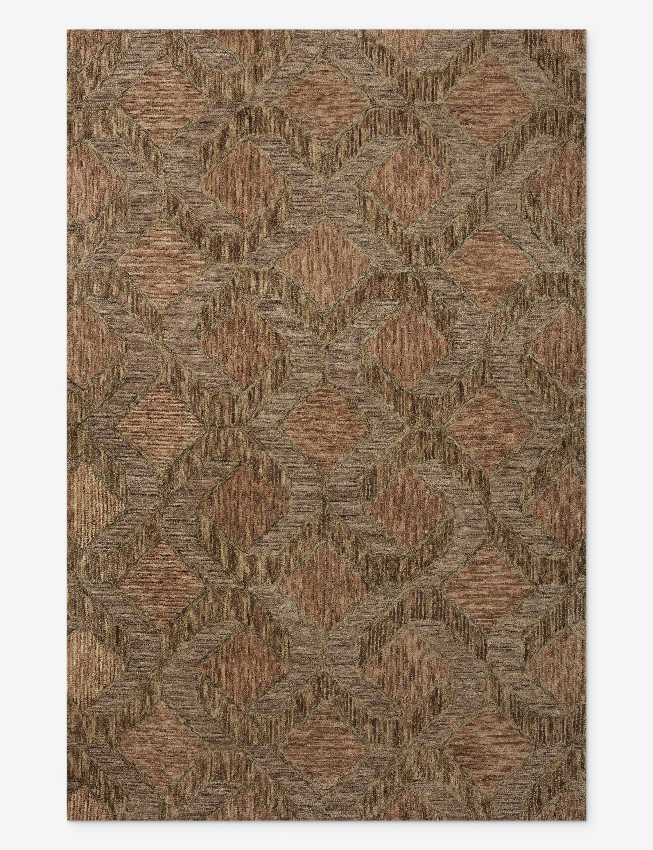 Venya Hand-Tufted Wool Rugmodern color block patchwork rug
