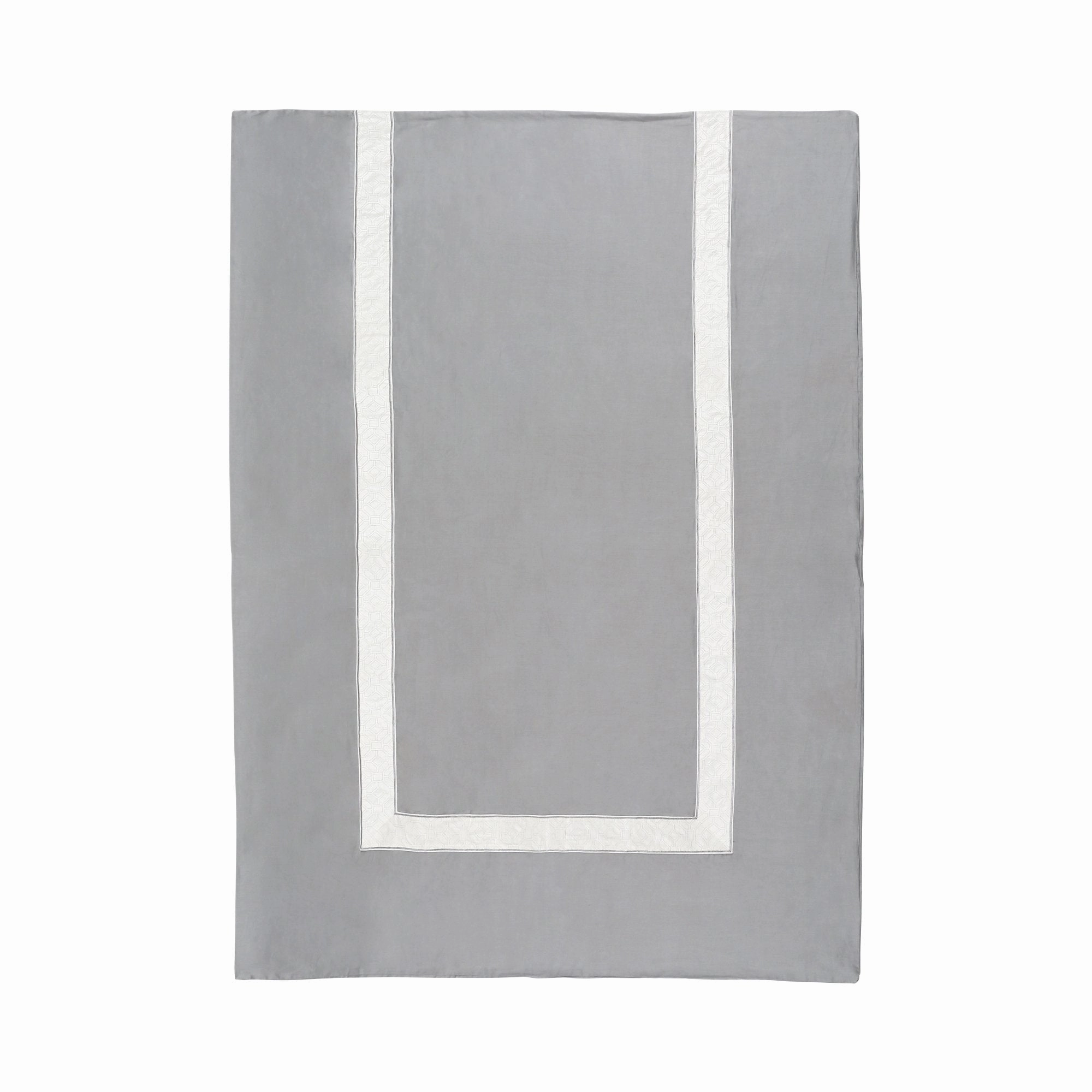 Vertz Comforter Case Single Gray X White