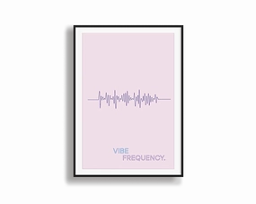 Vibe Frequency 1modern abstract painting decor