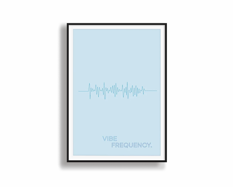 Vibe Frequency 4modern abstract painting decor