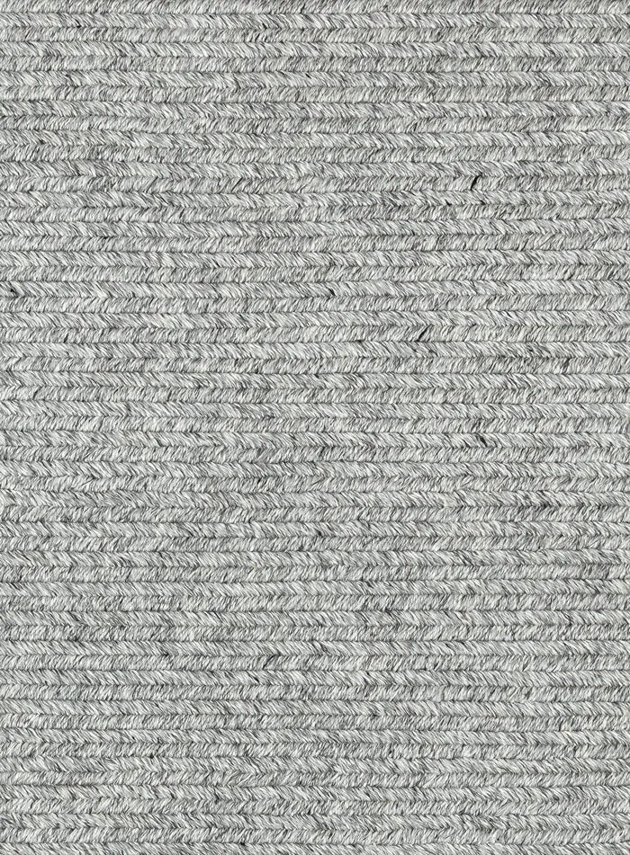 Vica Cream and Grey Braided Rug