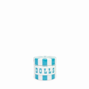 Vice Dolls Canisterglass jar ,jar with lid 