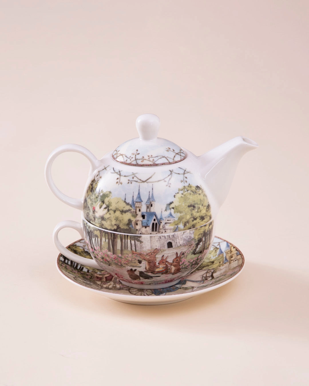 Victorian Carriage Tea for Two Set