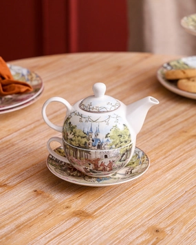 Victorian Carriage Tea for Two Setmodern kitchen decor ,kitchen dinner set ,dinnerware 