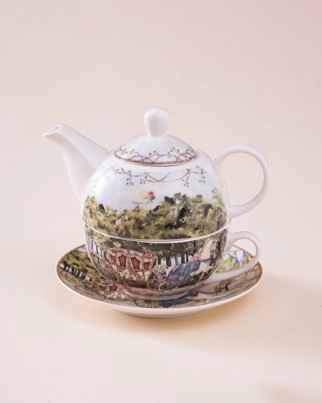 Victorian Carriage Tea for Two Set